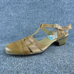 Romika Women Ankle Strap Sandal Shoes Size 40 Medium Brown‎ Leather